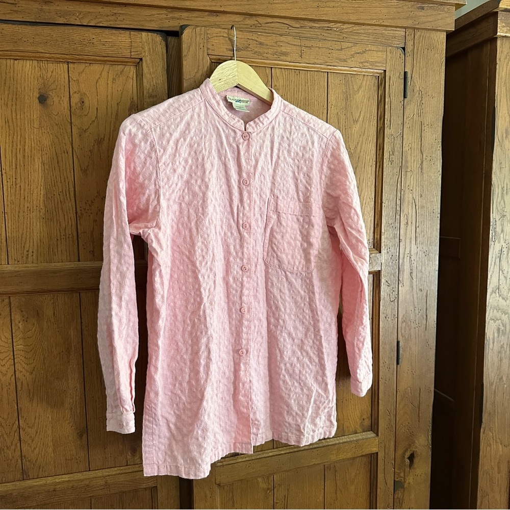 TravelSmith Light Pink Blouse